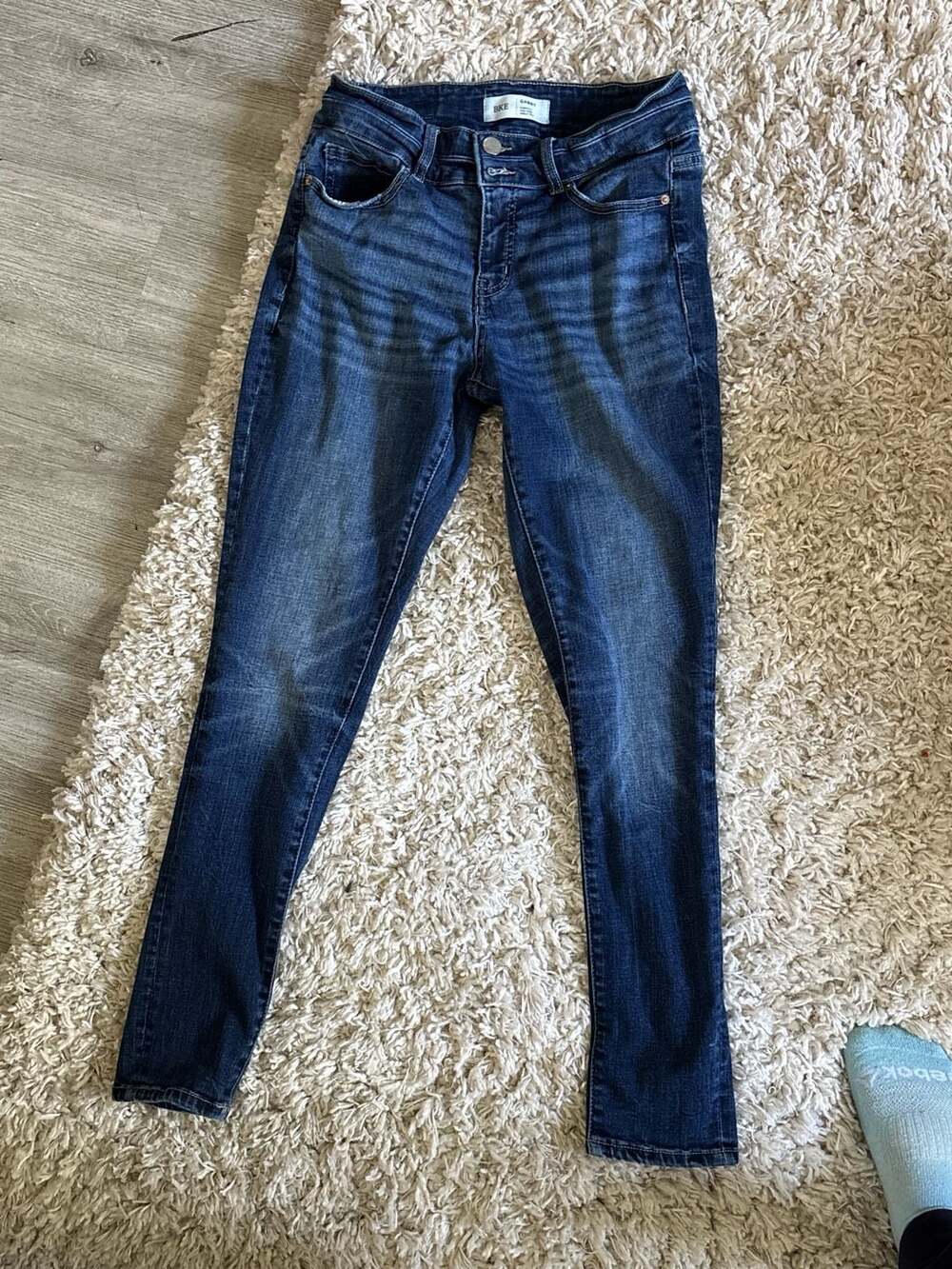BKE Gabby Curvy Fit High Rise Ankle Tall Jeans Size 26(0076)